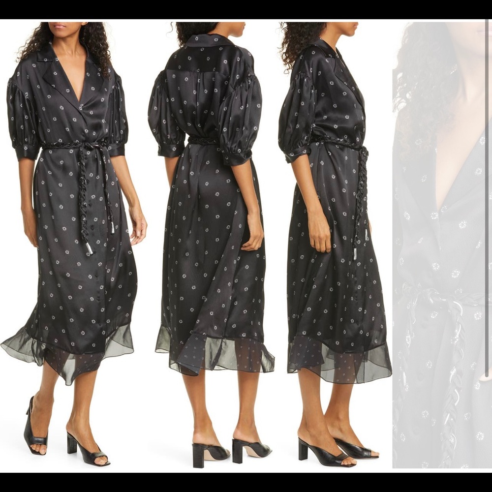 Dyvna mini silk shirt dress Nordstrom